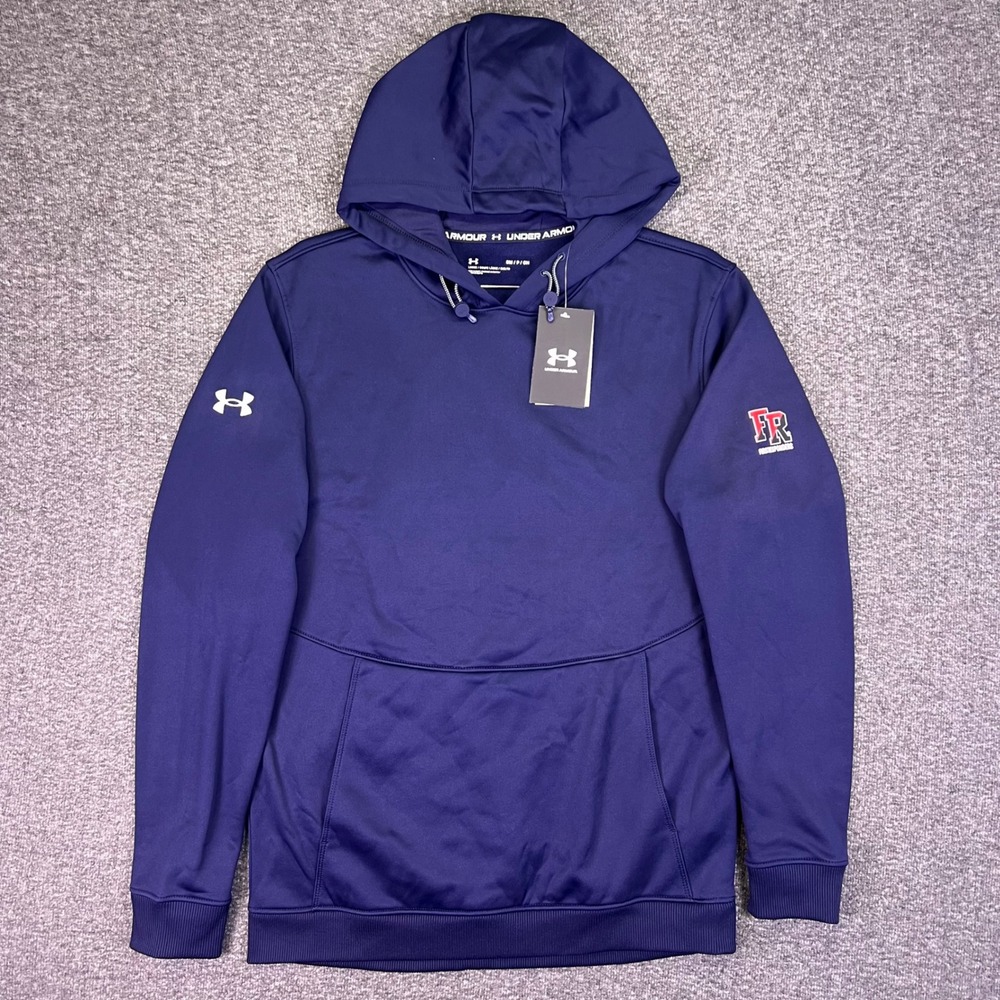 Under Armour Storm Fleece Hoodie Mens S Navy First Responders Performance NEW